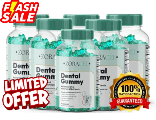 Zoracel Dental Gummies-6-Bottles-Flash-Sale